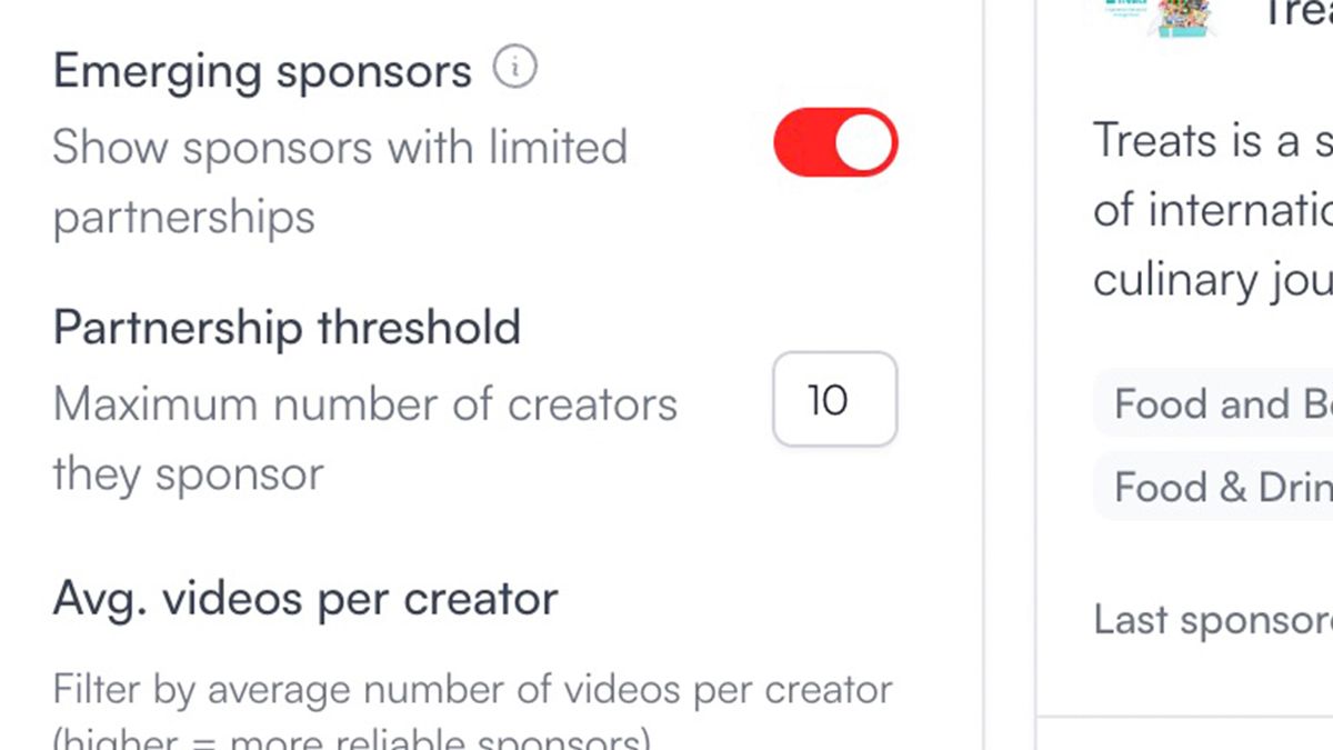 Identifier les Petits Sponsors